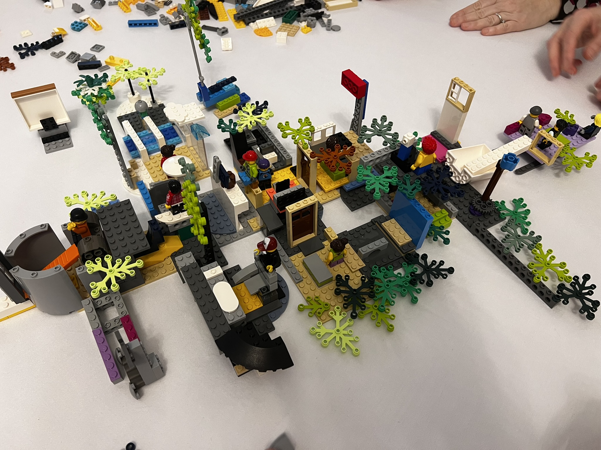 Taller LEGO Mutua Navarra equipo